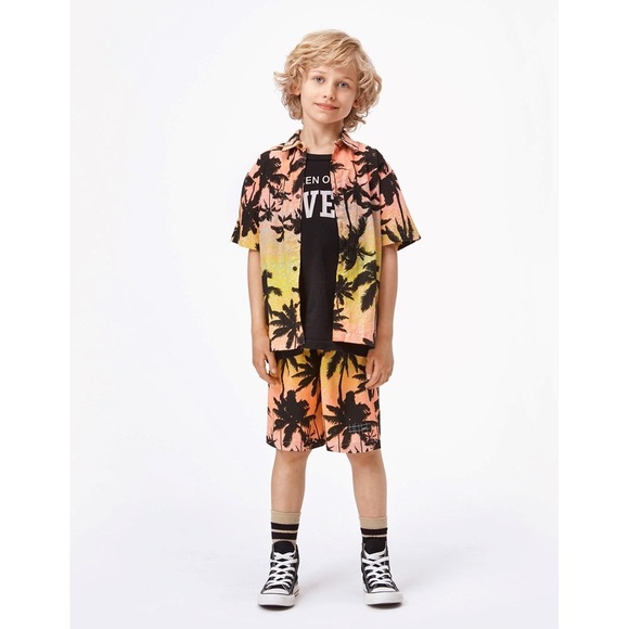 Molo Other - Molo Boys Alvaro Sunset Palm Shorts NWT
